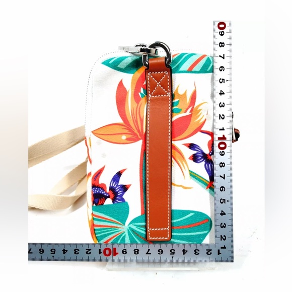 Loewe Paula’s Ibiza Rare floral shoulder cross body bag canvas & Leather - Picture 2 of 8